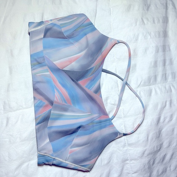 CALIA Restore Strappy Back Bra: Mother of Pearl Print: Used: SIZE medium - Picture 2 of 4